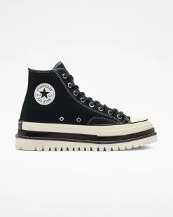 Converse Modelli Alti|Modelli Alti<Chuck 70 LTD Lugged Platform Black Trek Evo
