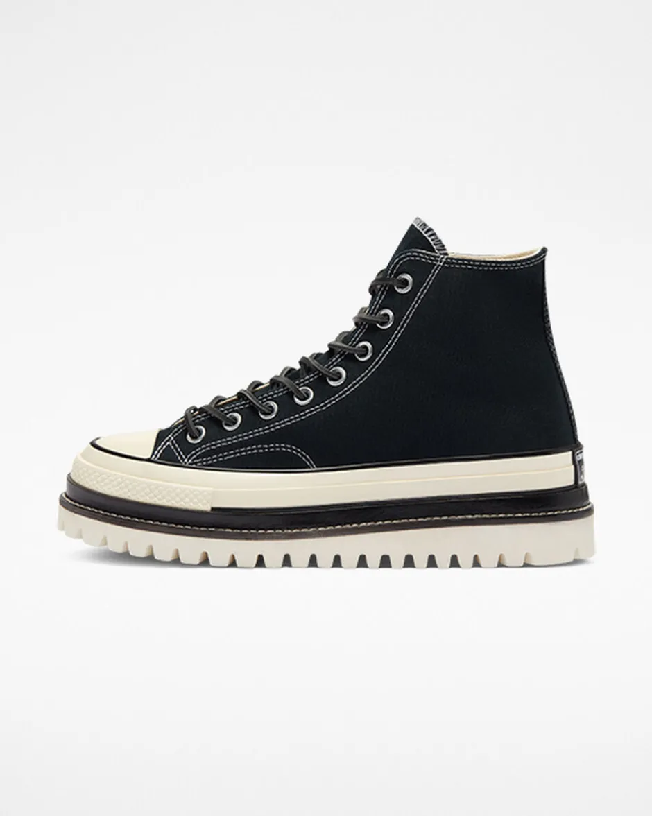 Converse Modelli Alti|Modelli Alti<Chuck 70 LTD Lugged Platform Black Trek Evo
