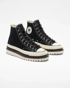 Converse Modelli Alti|Modelli Alti<Chuck 70 LTD Lugged Platform Black Trek Evo