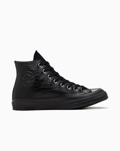 Converse Modelli Alti|Modelli Alti<Chuck 70 LTD Mono Black Premium Leather Mono Black Leather