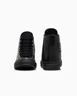 Converse Modelli Alti|Modelli Alti<Chuck 70 LTD Mono Black Premium Leather Mono Black Leather