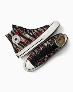 Converse Modelli Alti|Modelli Alti<Chuck 70 LTD Tartan Zebra Black Tartan Zebra