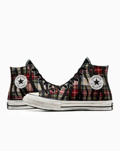 Converse Modelli Alti|Modelli Alti<Chuck 70 LTD Tartan Zebra Black Tartan Zebra