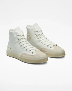 Converse Modelli Alti|Modelli Alti<Chuck 70 Marquis Vintage White/Natural Ivory