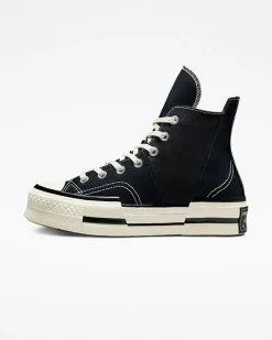 Converse Modelli Alti|Modelli Con Platform<Chuck 70 Plus Nero/Egret/Nero