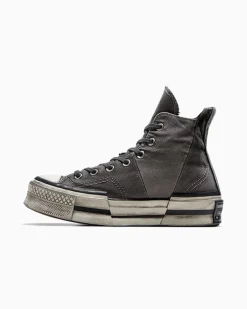 Converse Modelli Alti<Chuck 70 Plus Smokey Wash Egret/Grigio fumo