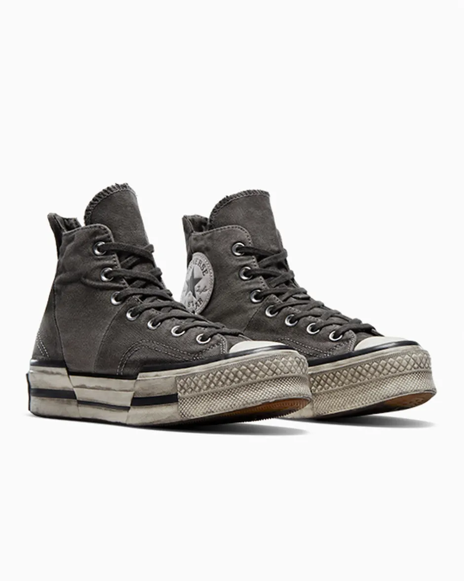 Converse Modelli Alti<Chuck 70 Plus Smokey Wash Egret/Grigio fumo