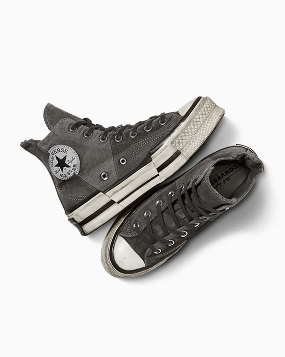 Converse Modelli Alti<Chuck 70 Plus Smokey Wash Egret/Grigio fumo
