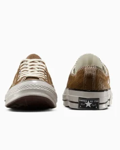 Converse Modelli Bassi|Modelli Bassi<Chuck 70 Premium Leather Marrone/Marrone/Egret