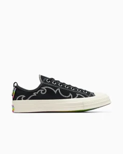 Converse Modelli Bassi|Modelli Bassi<Chuck 70 Pride Nero/Egret/Fucsia caos