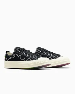 Converse Modelli Bassi|Modelli Bassi<Chuck 70 Pride Nero/Egret/Fucsia caos