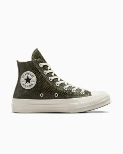 Converse Modelli Alti|Chuck Taylor All Star<Chuck 70 Snakeskin Print Light Field Surplus/Egret