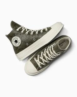 Converse Modelli Alti|Chuck Taylor All Star<Chuck 70 Snakeskin Print Light Field Surplus/Egret