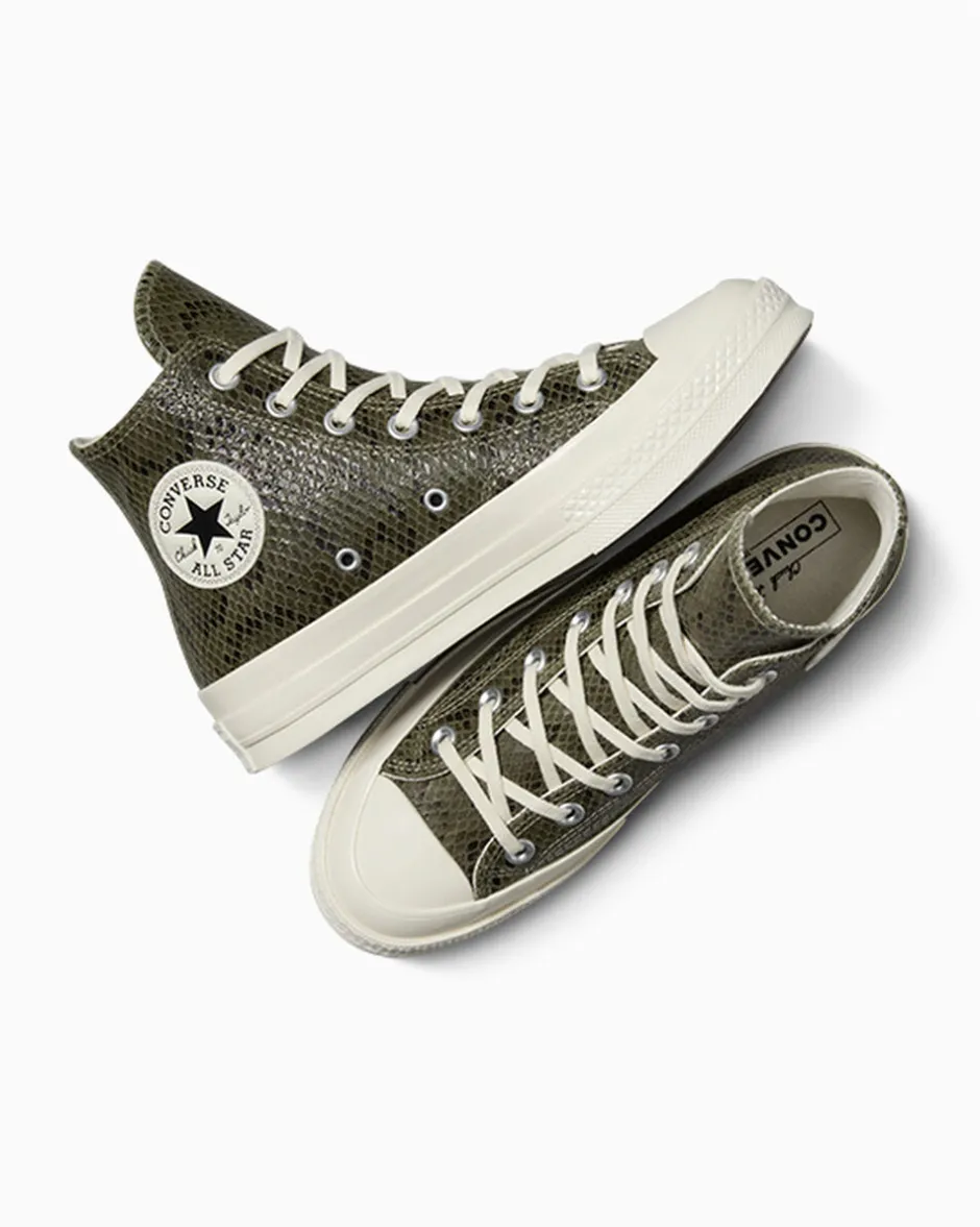 Converse Modelli Alti|Chuck Taylor All Star<Chuck 70 Snakeskin Print Light Field Surplus/Egret