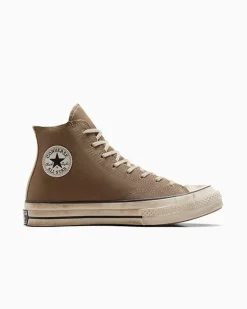 Converse Modelli Alti<Chuck 70 Upcycled Fango/Fango/Nero