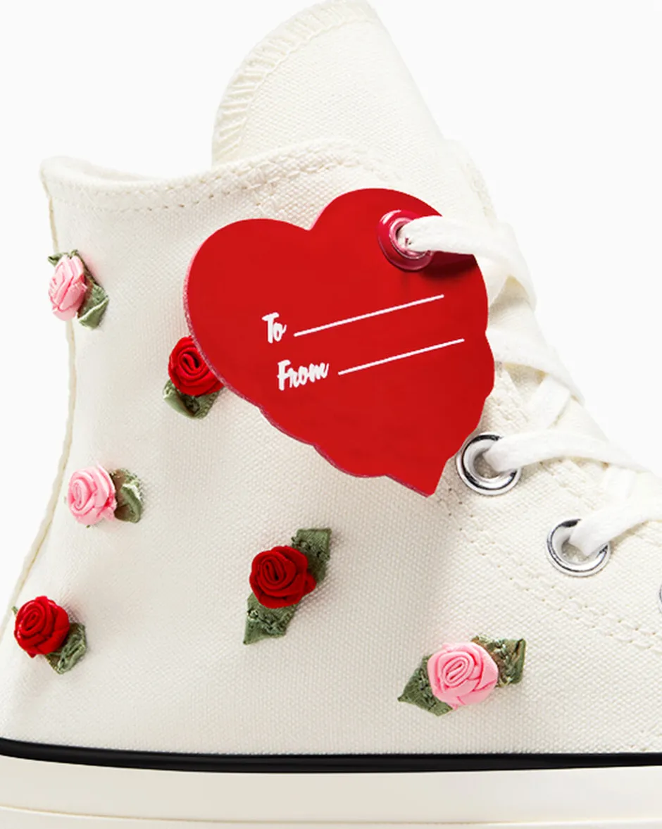Converse Modelli Alti|Modelli Alti<Chuck 70 Valentine's Day Egret/Rosso/Jellyfish Jitter chiaro