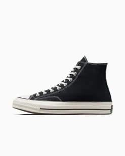 Converse Modelli Alti|Chuck Taylor All Star<Chuck 70 Vintage Canvas Nero/Nero/Egret