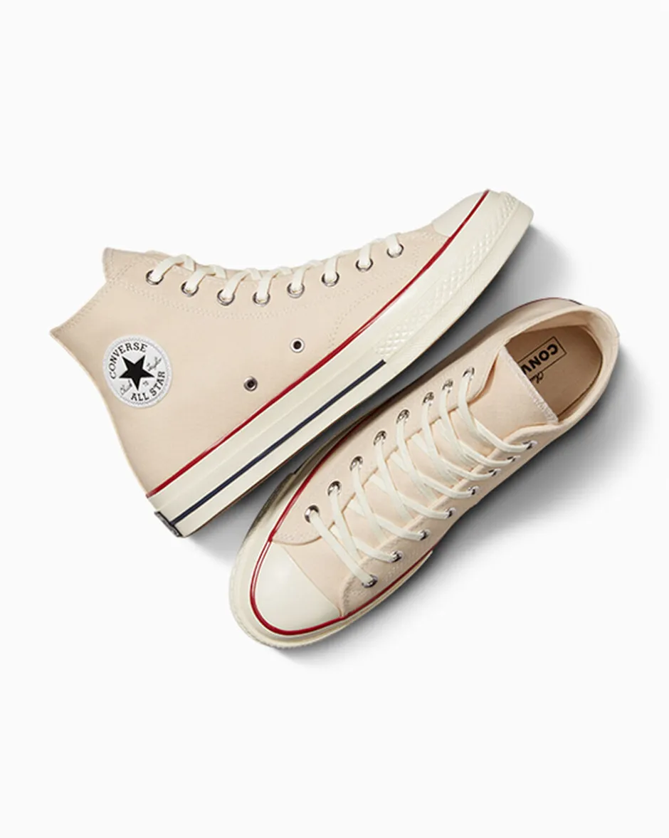 Converse Modelli Alti|Chuck Taylor All Star<Chuck 70 Vintage Canvas Pergamena/Granato/Egret