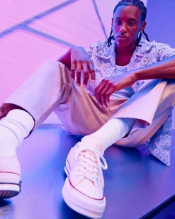 Converse Modelli Bassi|Chuck Taylor All Star<Chuck 70 Vintage Canvas Pergamena/Granato/Egret