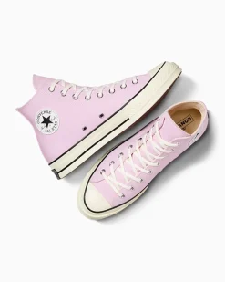 Converse Modelli Alti|Modelli Alti<Chuck 70 Vintage Canvas Stardust Lilac/Egret/Nero