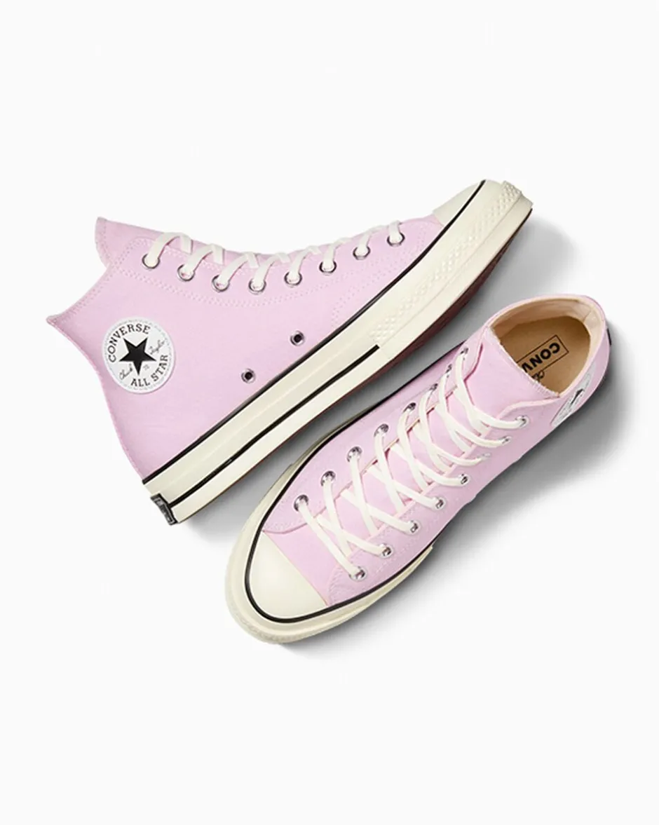 Converse Modelli Alti|Modelli Alti<Chuck 70 Vintage Canvas Stardust Lilac/Egret/Nero