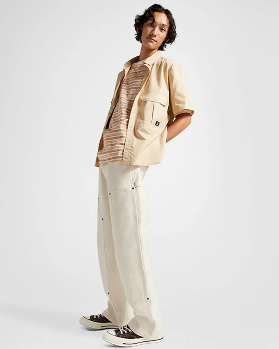 Converse Modelli Alti|Calzata Larga<Chuck 70 Vintage Canvas Dark Root/Egret/Nero