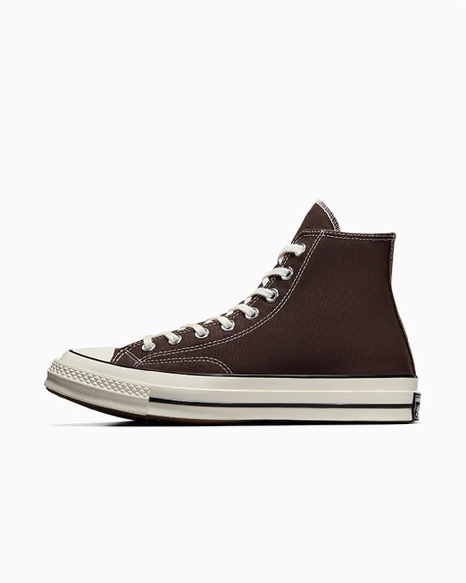 Converse Modelli Alti|Calzata Larga<Chuck 70 Vintage Canvas Dark Root/Egret/Nero