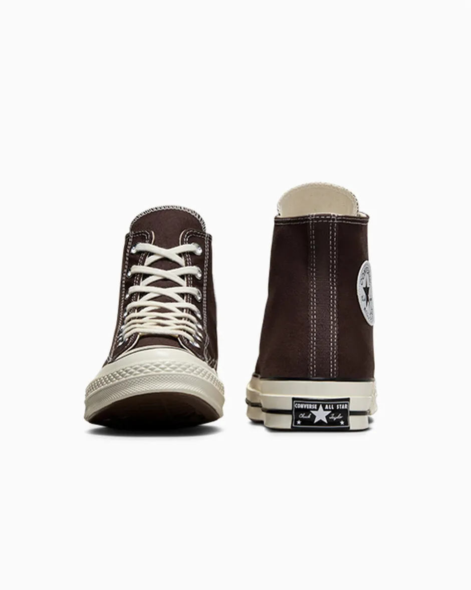 Converse Modelli Alti|Calzata Larga<Chuck 70 Vintage Canvas Dark Root/Egret/Nero