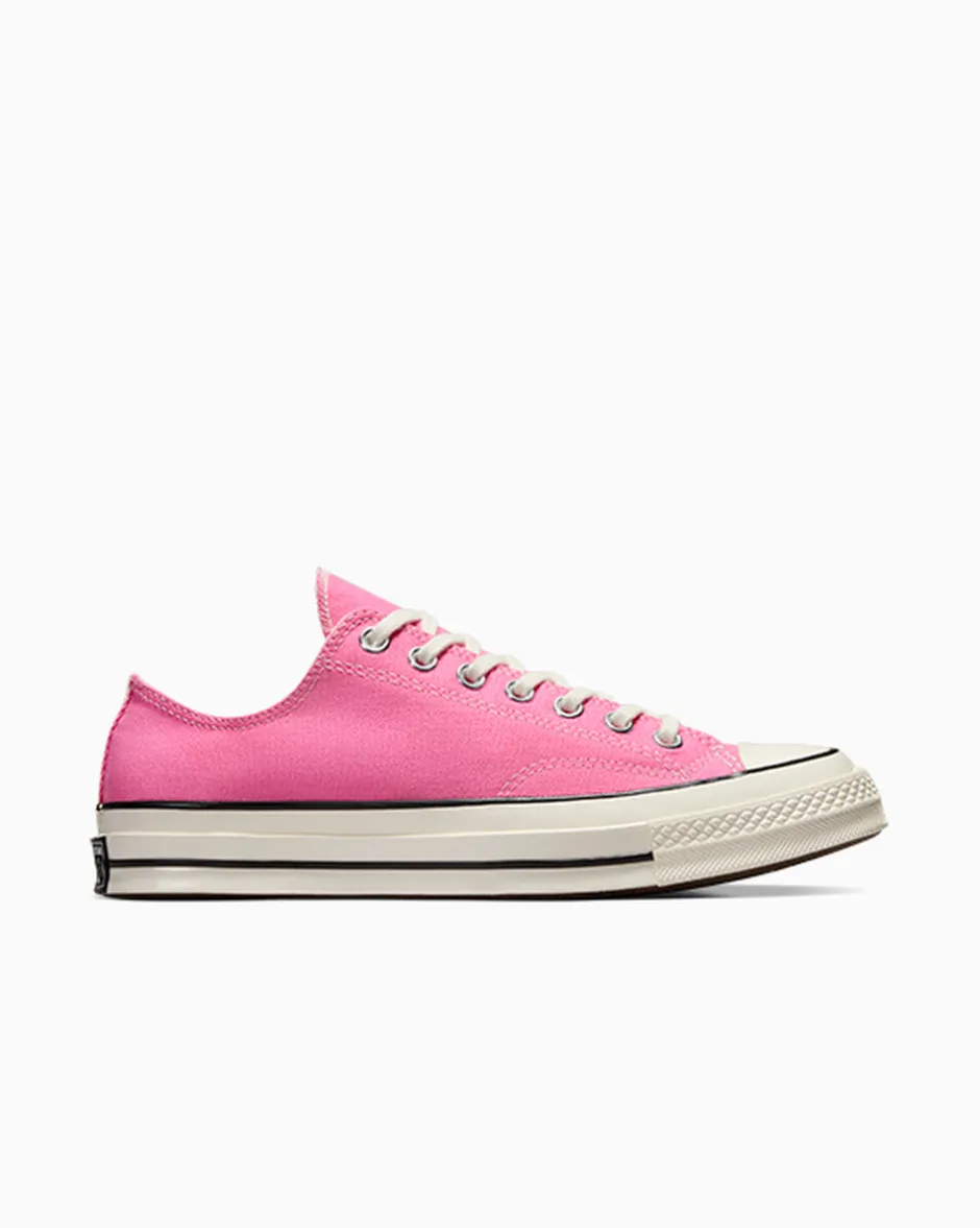Converse Modelli Bassi|Modelli Bassi<Chuck 70 Vintage Canvas Rosa/Egret/Nero
