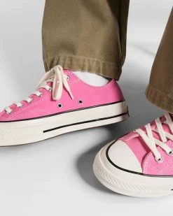 Converse Modelli Bassi|Modelli Bassi<Chuck 70 Vintage Canvas Rosa/Egret/Nero