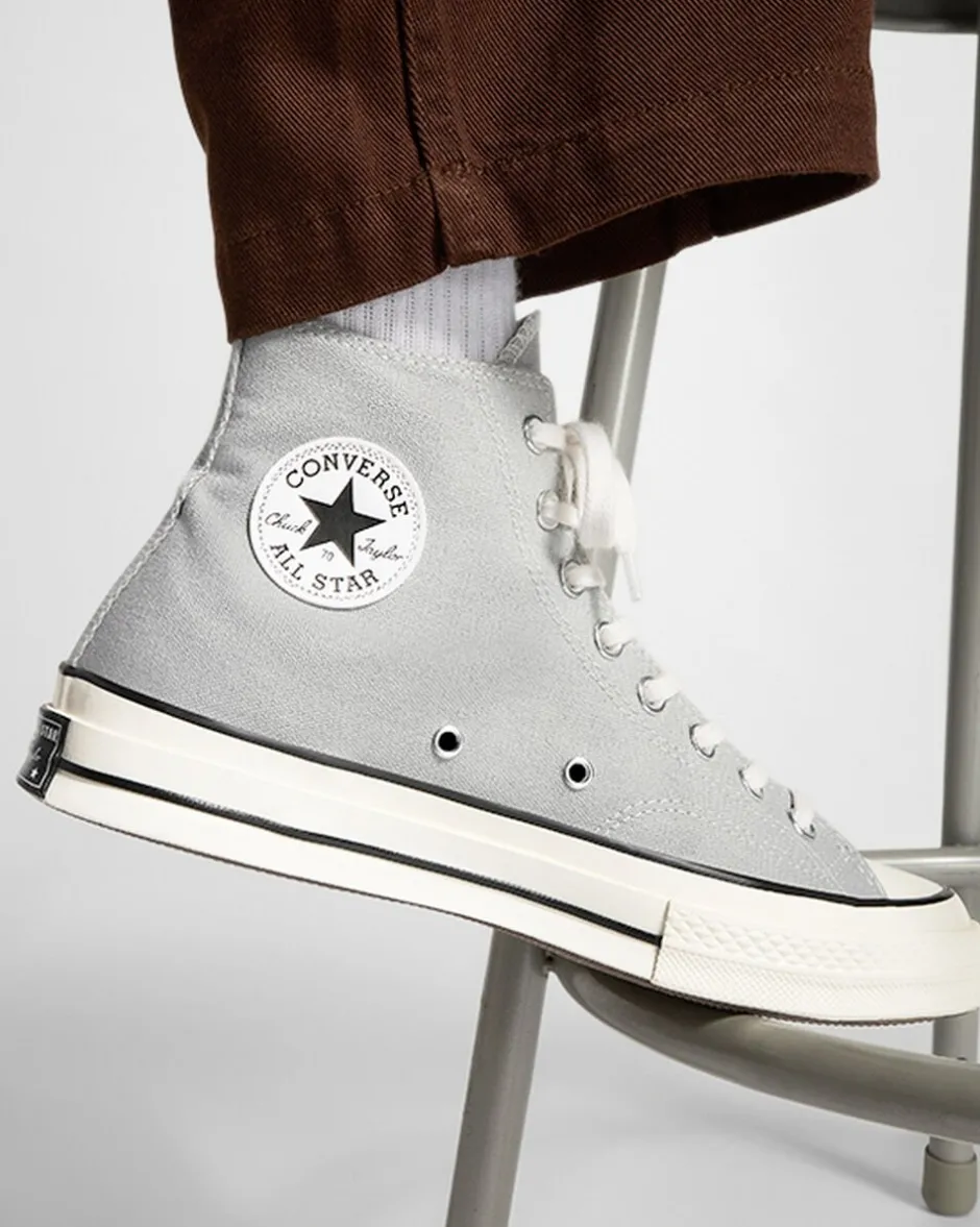 Converse Modelli Alti|Chuck Taylor All Star<Chuck 70 Vintage Canvas Grigio/Egret/Nero