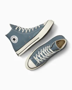 Converse Modelli Alti|Chuck Taylor All Star<Chuck 70 Vintage Canvas Verde acqua/Egret/Nero
