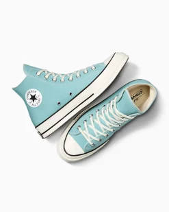 Converse Modelli Alti|Modelli Alti<Chuck 70 Vintage Canvas Vernal Pool/Egret/Nero