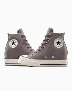 Converse Modelli Alti|Modelli Con Platform<Chuck 70 Wedge Platform Suede Trail Mixed/Egret/Nero