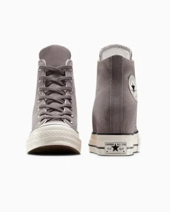 Converse Modelli Alti|Modelli Con Platform<Chuck 70 Wedge Platform Suede Trail Mixed/Egret/Nero