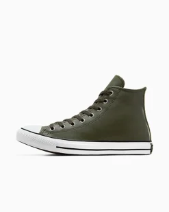 Converse Modelli Alti|Modelli Alti<Chuck Taylor All Star Verde grotta/Whisky scuro/Bianco