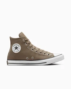 Converse Modelli Alti|Modelli Alti<Chuck Taylor All Star Beige classico/Materia scura