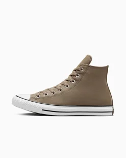 Converse Modelli Alti|Modelli Alti<Chuck Taylor All Star Beige classico/Materia scura