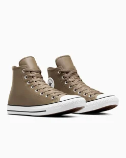 Converse Modelli Alti|Modelli Alti<Chuck Taylor All Star Beige classico/Materia scura