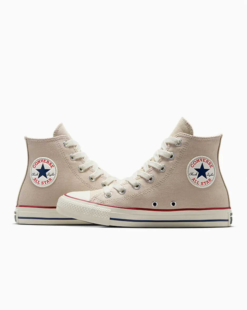 Converse Modelli Alti<Chuck Taylor All Star Papiro/Egret/Blu oltremare