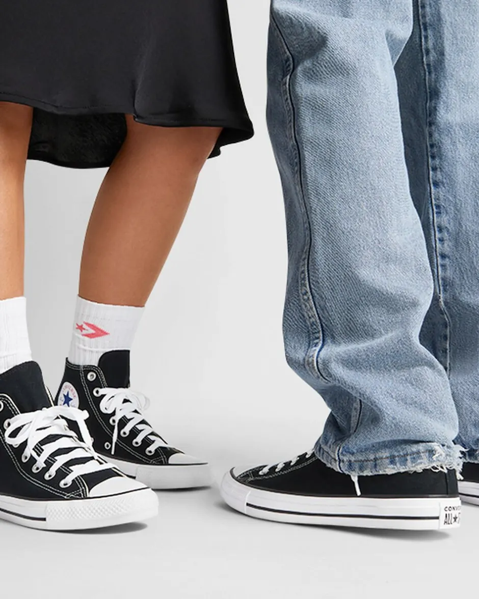 Converse Modelli Alti|Calzata Larga<Chuck Taylor All Star Nero