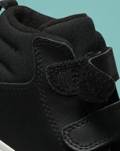 Converse Neonati E Bimbi Piccoli (Età 0-4 Anni)|Ragazzo<Chuck Taylor All Star Berkshire Boot Easy-On Leather Nero/Nero/Stucco beige