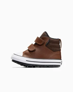 Converse Neonati E Bimbi Piccoli (Età 0-4 Anni)|Ragazzo<Chuck Taylor All Star Berkshire Boot Orso bruno/Nero/Bianco