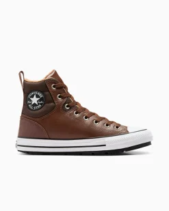 Converse Modelli Alti|Modelli Alti<Chuck Taylor All Star Berkshire Boot Water-Repellent Orso bruno/Fungo marrone chiaro/Bianco