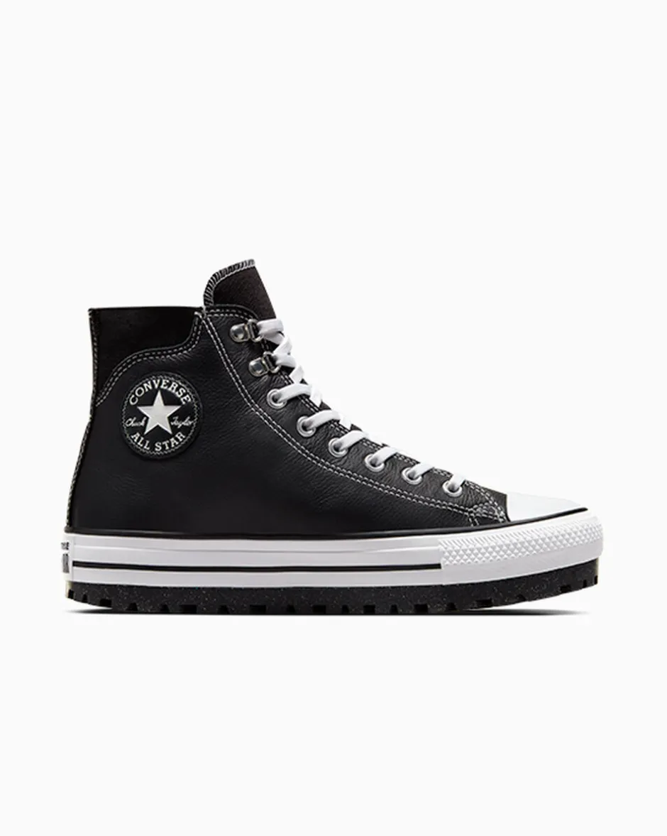 Converse Modelli Alti|Stivaletti<Chuck Taylor All Star City Trek Waterproof Boot Black/White/Silver