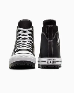 Converse Modelli Alti|Stivaletti<Chuck Taylor All Star City Trek Waterproof Boot Black/White/Silver