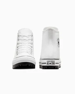 Converse Modelli Alti|Modelli Alti<Chuck Taylor All Star City Trek Bianco/Nero/Bianco