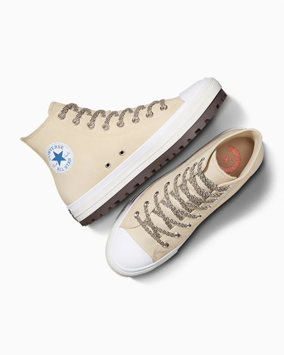 Converse Modelli Alti|Modelli Alti<Chuck Taylor All Star City Trek Miso Glaze/Blu armatura/Bianco