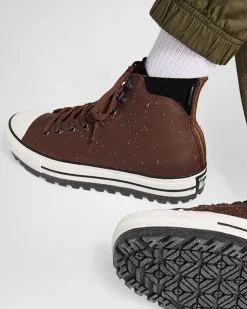 Converse Modelli Alti|Stivaletti<Chuck Taylor All Star City Trek Waterproof Boot Orso bruno/Fungo marrone chiaro/ Nero