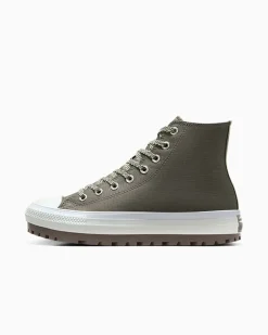 Converse Modelli Alti|Modelli Alti<Chuck Taylor All Star City Trek Tartufo/Foresta Magica/Egret